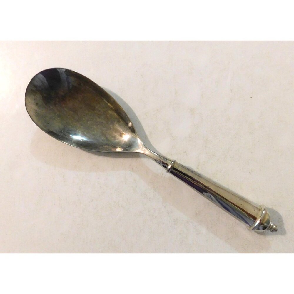 Towle Copenhagen Serving Spoon Silver-Plated In Velvet Box - Picture 3 of 9